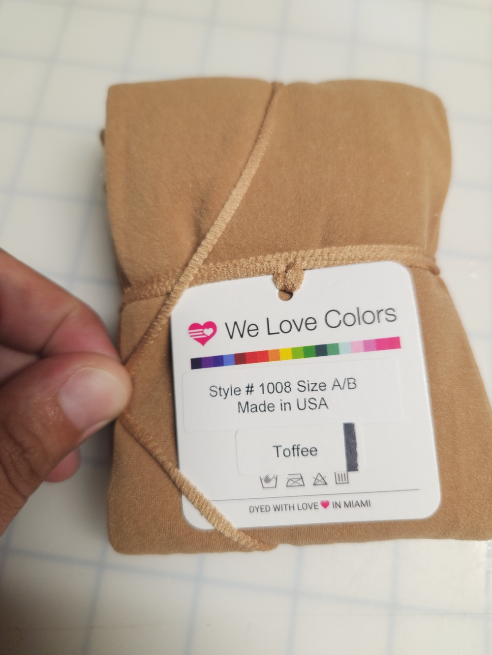 We Love Colors Tights/Pantyhose (Toffee)